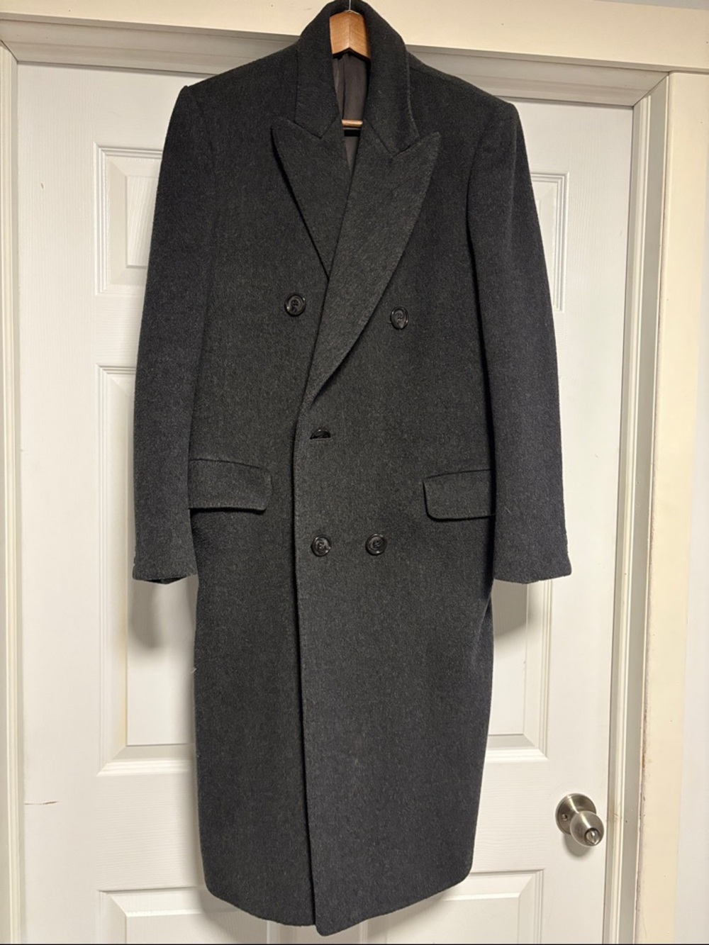 Eaton | Men's Pea Coat - Charcoal Gray